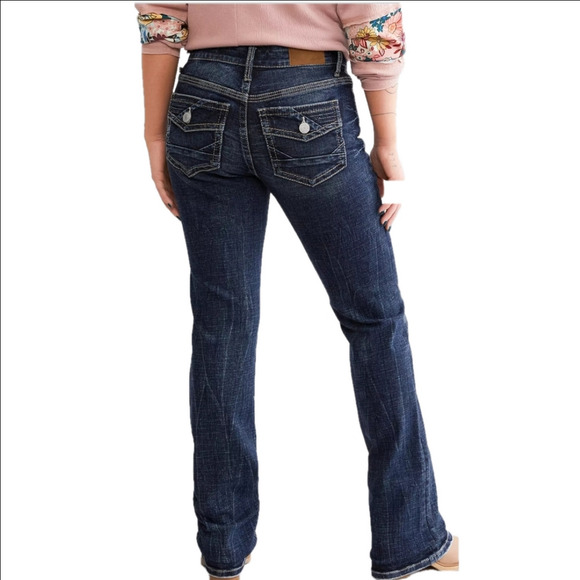 Daytrip Virgo Tailored Bootcut Stretch Medium Wash Jeans Size 36Long - Picture 3 of 14